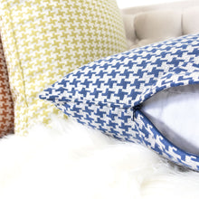 Jacquard Houndstooth throw pillows