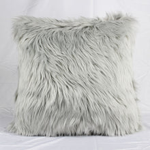 Furry Home Designer Pillow Gray and  in Various Colors