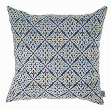 Chenille Jacquard Pillow Ocean Blue 20x20 - Home Accent Pillows