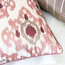 Blush Designer Woven Pillow Throw
