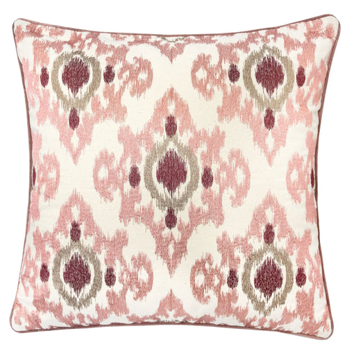 Blush Designer Woven Pillow Throw