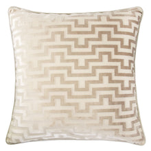 Cut Velvet Modern Maze throw pillow