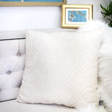 Chenille Damask Pillow