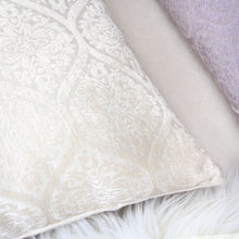 Chenille Damask Pillow