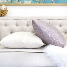 Chenille Damask Pillow