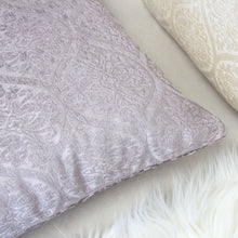 Chenille Damask Pillow