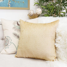 Chenille Gold Herringbone