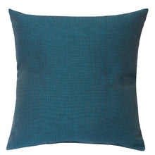 Jacquard Solid Turquoise Designer  Throw pillows