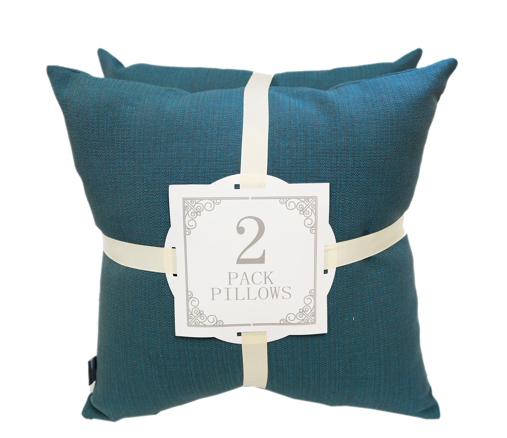 Solid 2 Pack Throw Pillows Tone on Tone Stripe Home Accent Pillows