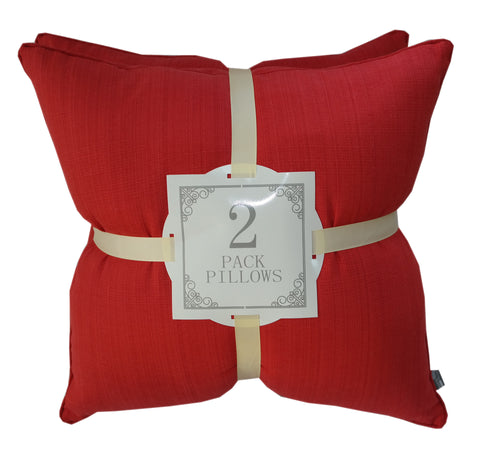 Solid 2 Pack Throw Pillows Tone on Tone Stripe