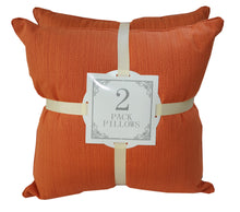 Solid 2 Pack Throw Pillows Tone on Tone Stripe
