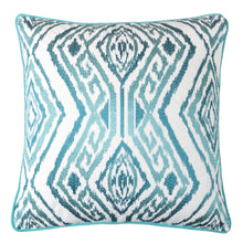 Embroidered Yellow Spring Throw Pillow