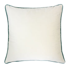 Velvet Solid Throw Pillow with Piping