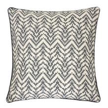Jacquard Chevron Bow Designer Gray Throw pillows