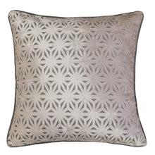Cut Velvet Geometric Elegant Design Throw Pillow