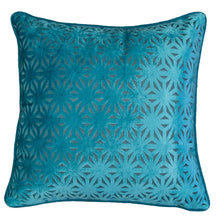 Cut Velvet Geometric Elegant Design Throw Pillow