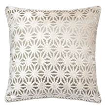 Cut Velvet Geometric Elegant Design Throw Pillow