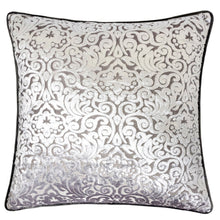 Cut Velvet Classy Elegant Floral Design Throw Pillow