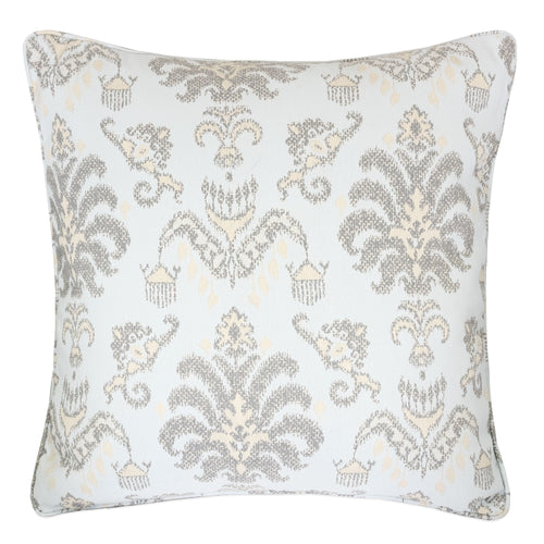 Woven Powder Blue Designer Throw Pillow with Elegant Design