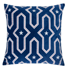 USA Velvet Applique Embroidery Throw Pillows