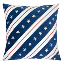 USA Velvet Applique Embroidery Throw Pillows