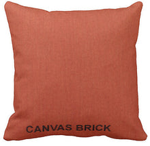 Sunbrella Pillows Canvas Solids with Zipper Removable Covers.