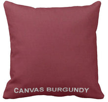Sunbrella Pillows Canvas Solids with Zipper Removable Covers.