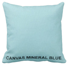 Sunbrella Pillows Canvas Solids with Zipper Removable Covers.