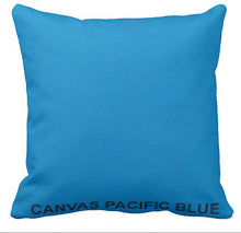 Sunbrella Pillows Canvas Solids with Zipper Removable Covers.