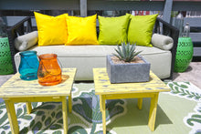 Outdoor Solid Outdoor Green Throw Pillow