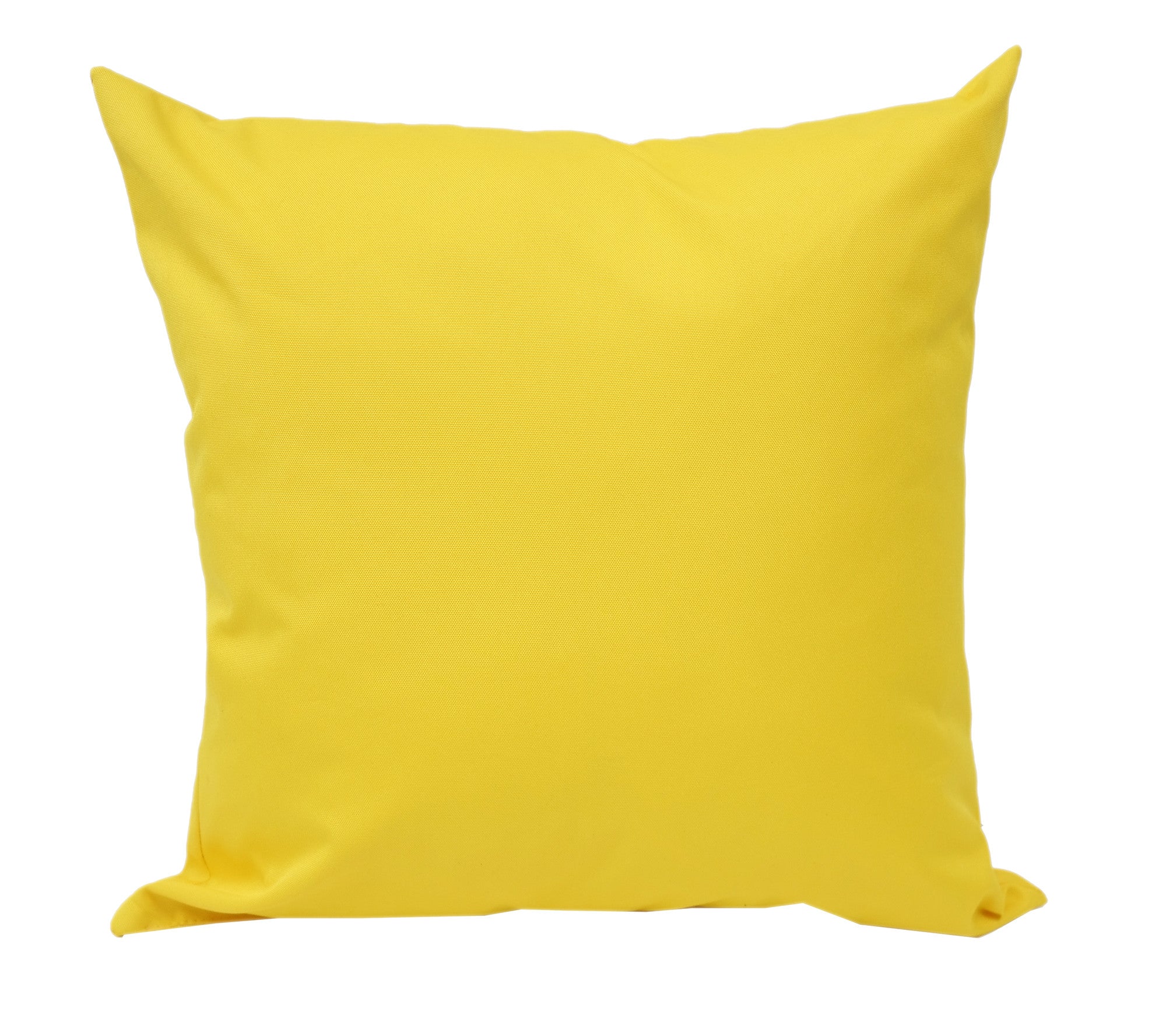 Outdoor Solid Outdoor Yellow Throw Pillow Home Accent Pillows
