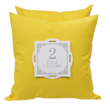 Outdoor Solid Outdoor Yellow Throw Pillow