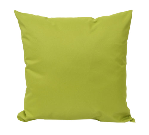 Outdoor Solid Outdoor Green Throw Pillow