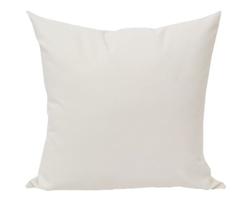Outdoor Solid Outdoor White Throw Pillow