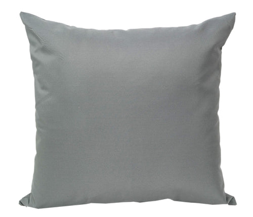Outdoor Solid Outdoor Grey Throw Pillow
