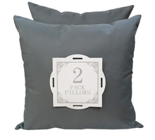 Outdoor Solid Outdoor Grey Throw Pillow