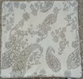 Modern Age Antique Cream Gray Paisley Lace woven Designer Accent Pillow